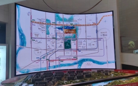 越秀悦映湖山售房部LED电子显示屏